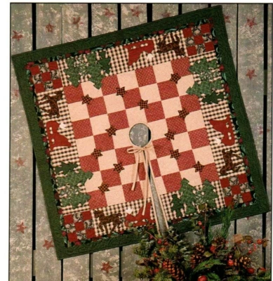 Sleigh Ride Tree Skirt Pattern Horse Stars Primitive Rustic Country Christmas - Image 1 of 2