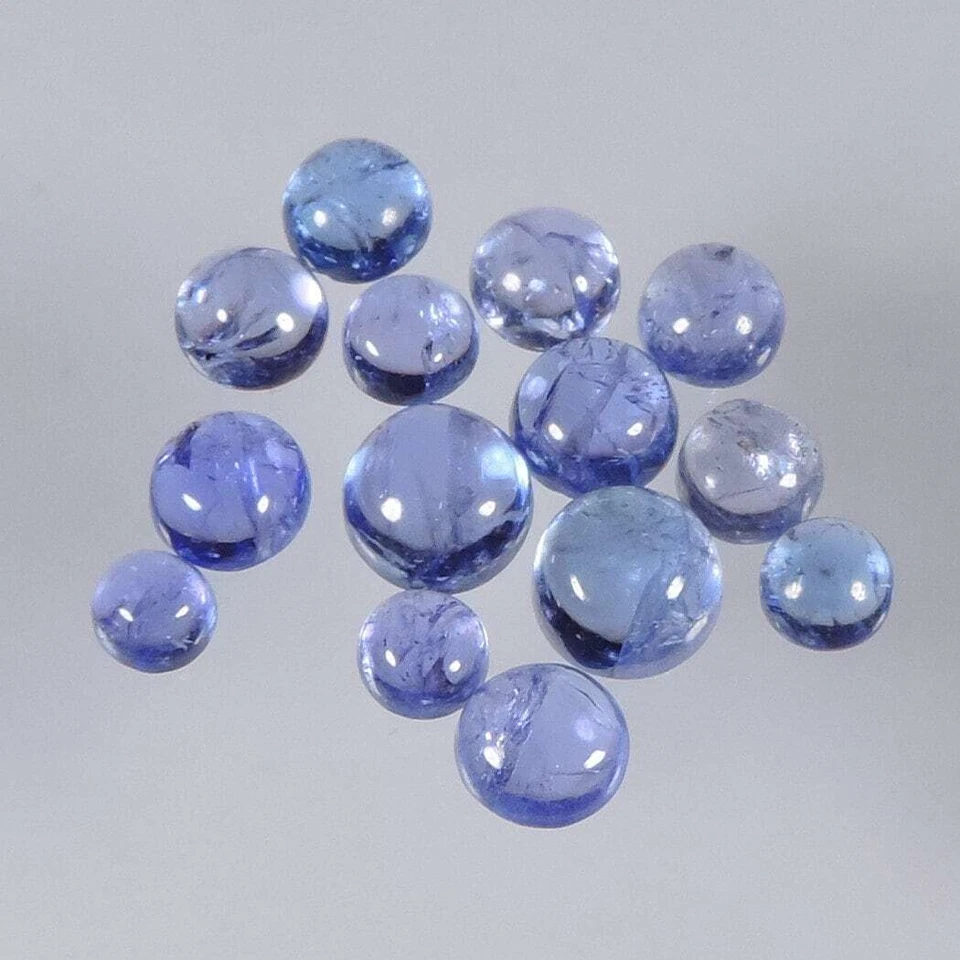 Lote 9.1 cts Tanzanita Morada Cabujón Redondo Tanzania Foto 1 de 1