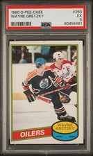 1980/81 O-Pee-Chee Hockey #250 Wayne Gretzky PSA 5