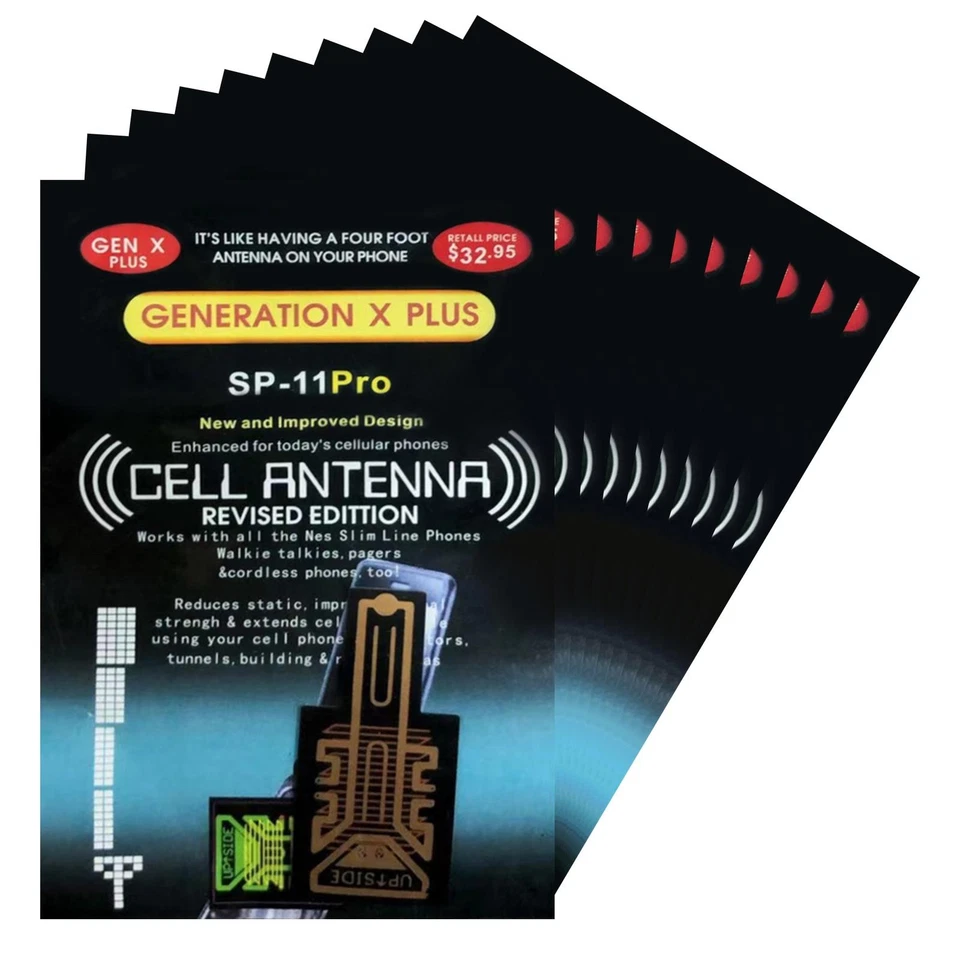 10 Stück Handy-Signalverstärkungs-Antennenverstärker-Schutzaufkleber - Bild 1 von 4