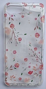 Oveo iPhone 7/8 Clear Schutzhülle Rose Blumen Brandneu - Bild 1 von 2