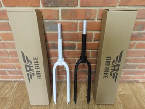 26/27.5/29 in Aluminium Mountain Bike Fork 1-1/8" Disc Brake Rigid Fork Black - Picture 1 of 23