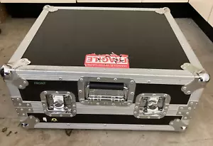 19" DJ Mixer, Hard Road case with Laptop Shelf, removable lid - Used - Picture 1 of 12