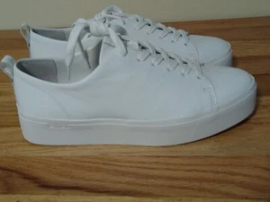 Calvin Klein Damen "Janet" Lederschuhe Größe 9,5 weiß NEU (T016K) - Bild 1 von 11