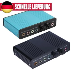 USB 6 Channel 5.1 External Optical Audio Sound Card for Notebook PC - Bild 1 von 14