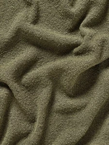 John Lewis Boucle Upholstery Fabric Olive Green 4m - Picture 1 of 10