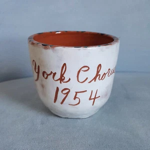 York, PA Coro Estudio de Arte Cerámica Café Taza de Té Taza Nota de Música De Colección 1954 - Imagen 1 de 5