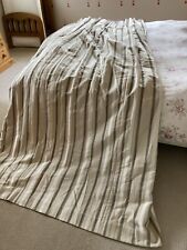 Laura Ashley Huge Made To Measure Swing Stripe Lined Curtains 304cm Wide X 235 L