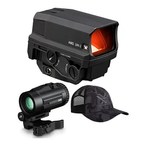 Vortex AMG UH 1 Gen II Holographic Sight with Micro3x Magnifier and Cap - Picture 1 of 9