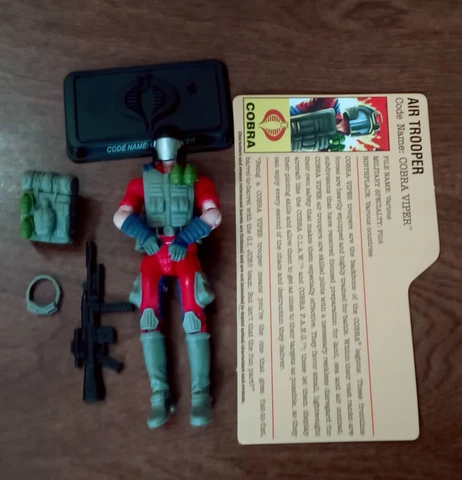 GI JOE COBRA VIPER AIR TROOPER - 2008 25th ANNIVERSARY 100% Complete Cover