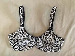 Reggiseno Wacoal 36D Stampa Nero Avorio 855167 Sottofilo consapevolezza - Foto 1 di 3