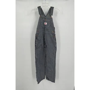 Round House Youth Overalls Size 12 Hickory Stripe Workwear Ranch Farm USA Made - Picture 1 of 6