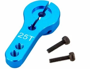 Servobrazo, cuerno, servopalanca 25T para Futaba, Savox y para servos estándar azul - Imagen 1 de 1