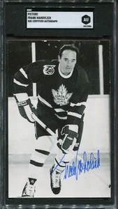 Frank Mahovlich Toronto Maple Leafs - Real Photo Postcard - SGC Autograph - Picture 1 of 2