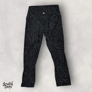 Leggings multi yoga Lululemon Align Crop taglia 6 Wild Thing mimetici Deep Coal - Foto 1 di 5