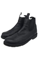 Botas de trabajo Danner Station/Office Romeo de cuero negras Chelsea para hombre talla 14 - Imagen 1 de 11