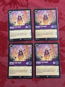 4x Disney Lorcana: Fabled - Winnie The Pooh - Hunny Wizard - 41/204 x4 - Picture 1 of 7