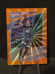 2021-22 Panini Donruss Basketball Ja Morant Orange Laser Prizm Grizzlies - Picture 1 of 1
