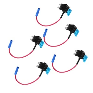 5 PCS Fuse Connector Mini Automotive Micro Add-a-Circuit Adapter Car Joint - Picture 1 of 11