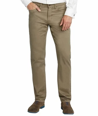 Pantalones Kirkland Signature para hombre de 5 bolsillos de algodón cepillado-caqui desierto-40 x 34-6s2 Foto 1 de 3