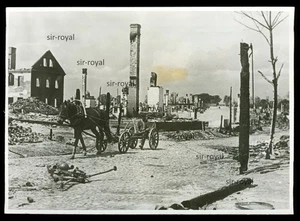 Bialystock 1941 - Tracce di combattimento dopo resistenza sovietica WW2 PK stampa foto 19x14cm - Foto 1 di 2
