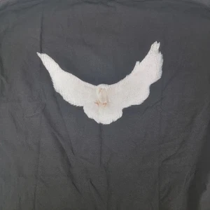 Camisa Negra Yeezy Gap Balenciaga DOVE Manga 3/4 Talla Grande NUEVA OVERSIZE - Imagen 1 de 9