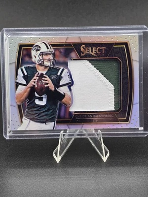 2016 Panini Select - Jumbo Rookie Swatches Christian Hackenberg #6 /99 (MEM, RC) - Image 1 of 3