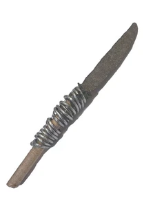 Ancient Roman Iron Knife Blade 3rd - 4th Century AD rehafted - Picture 1 of 3