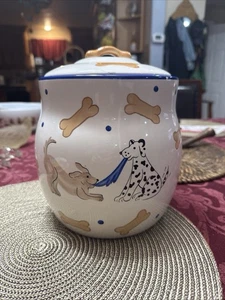 Tarro de galletas Inspirado Stonelite caprichoso para perros con mango de hueso - Imagen 1 de 9