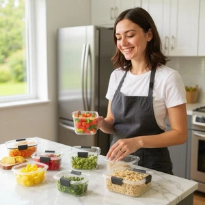 Rubbermaid Brilliance 16 Piece Set (Brand New) 100% Airtight & Leak-Proof - Picture 1 of 7