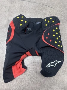 Alpinestars Sequence Pro Padded Mens XXL Motocross Shorts 6507718 Black Red - Picture 1 of 8