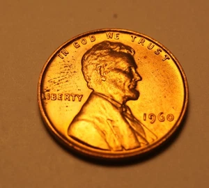 1960 P SMALL DATE  LINCOLN PENNY  UNC 1 - Picture 1 of 2