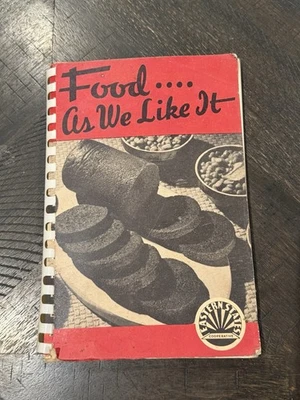 Vintage 1943 "Food...As We Like It" Cookbook By Eastern States Farmers Exchange - Image 1 of 4