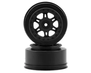 Pro-Line 2723-00 Split Six 2.2/3.0 Black Wheels for ProTrac Suspension Kit Slash - Picture 1 of 4
