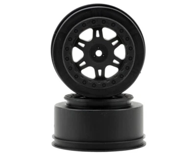 Pro-Line 2723-00 Split Six 2.2/3.0 Black Wheels for ProTrac Suspension Kit Slash - Image 1 of 4