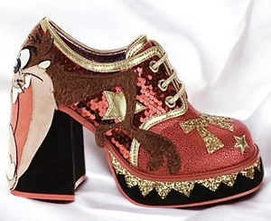 IRREGULAR CHOICE Size 9 (40 EUR)……“Tasmanian Whirlwind” Looney Tunes Shoes . New - Picture 1 of 9
