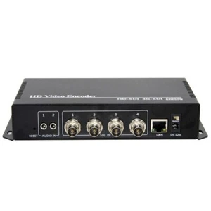 H.265/264 4CH SDI Video Encoder support RTMPS/RTMP/SRT/RTSP/HTTP/UDP/RTP - Afbeelding 1 van 6