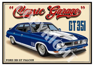FORD XB GT FALCON SEDAN QUALITY A4 ART PRINT (13 CAR COLOURS) - Picture 1 of 26