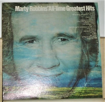 Marty Robbins - All Time Greatest Hits - 1972 Double Vinyl LP Record Album - Image 1 of 2