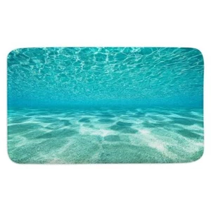 Beach Aqua Fun Mat Soft Foam for Bath Indoor Absorbent Kitchen Rug Washable - Picture 1 of 8