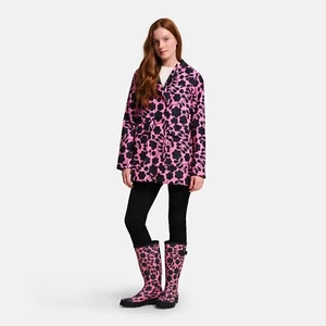 new Orla Kiely x Regatta Swing Waterproof II Jacket Pink & Black Floral Print XS - Picture 1 of 6