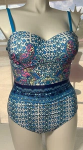 ABARY ONE PIECE SWIM SUIT SIZE 44/XXL - Picture 1 of 12