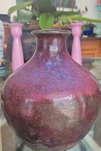 Glazed Oxblood Vase By Hermann Seger - Picture 1 of 13