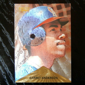 1996 Pinnacle Starburst Artist's Proofs Angels Baseball Card #5 Garret Anderson
