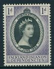 FALKLAND ISLANDS DEPENDENCIES 1953 SG G25 QEII CORONATION - MNH