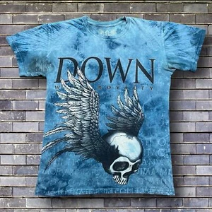 Y2K Grunge Gothic Jesse Pinkman XZAVIER Tee Reaper Skull & Wings Size M 21x27.5 - Picture 1 of 6