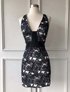 manning cartell : juliet halter T back mini dress black size: 14 - NEW- $599 - Picture 1 of 10