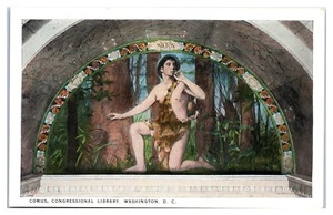 Milton-Comus von H.O. Walker in der Bibliothek des Kongresses Washington D.C. Postkarte - Bild 1 von 2