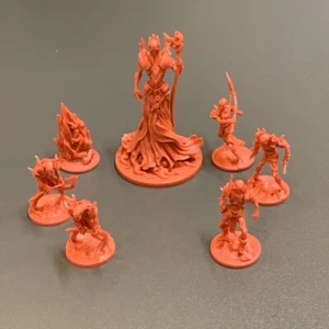 7PCS Bones Skeleton Monster Heroes Godtear Board Game Miniatures DND TRPG Toys - Picture 1 of 8
