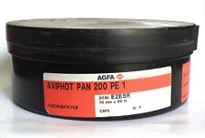 AGFA Aviphot Pan 200 PE1 Panchromatic Negative Film (NOS) 70mm x 85m Exp 2009-12